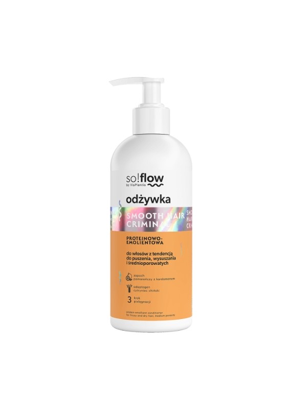 So!flow Proteinowo - Emolientowa Odżywka do włosów średnioporowatych z tendencją do puszenia 300 ml