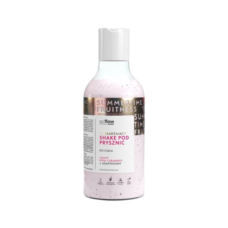 So!flow Smoothing body shake for shower Pithaja , Pomegranate 400 ml