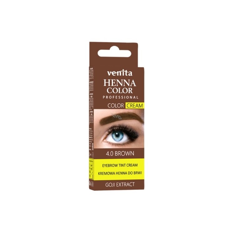 Venita cream Henna for eyebrows /4.0/ Brown 30 g
