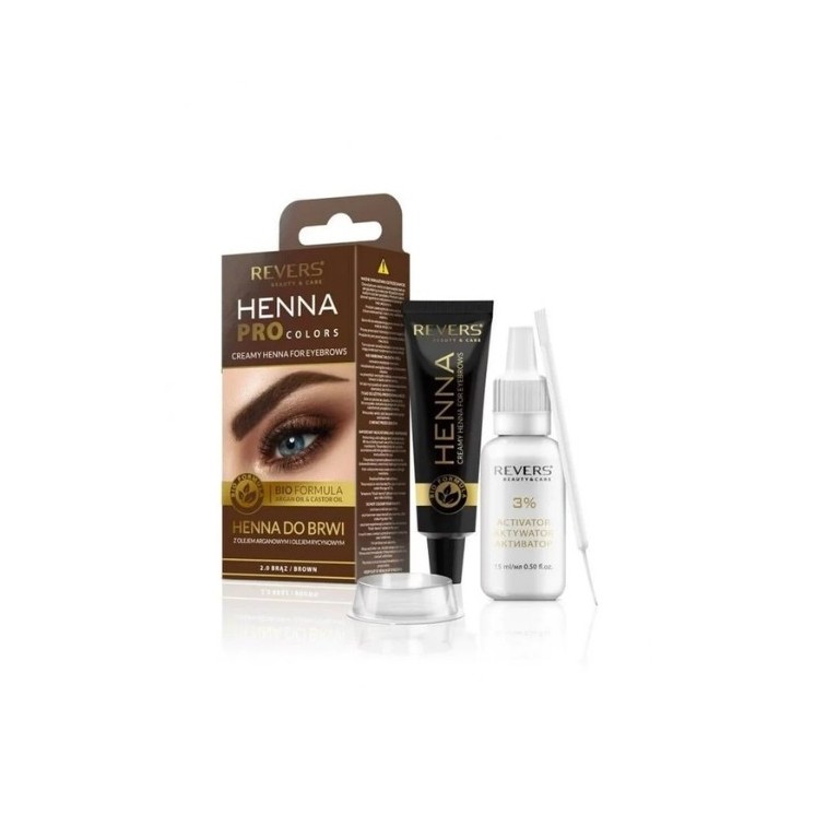 Revers Henna cream for eyebrows and eyelashes /2.0/ Brown