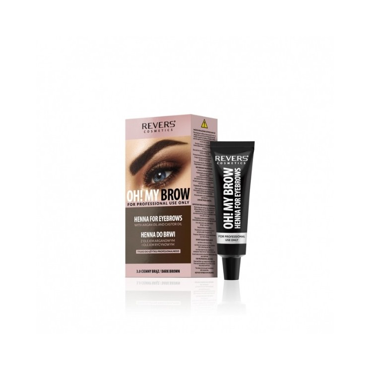 Revers Oh !My Brow creamy Henna for eyebrows /3.0/ Dark Brown