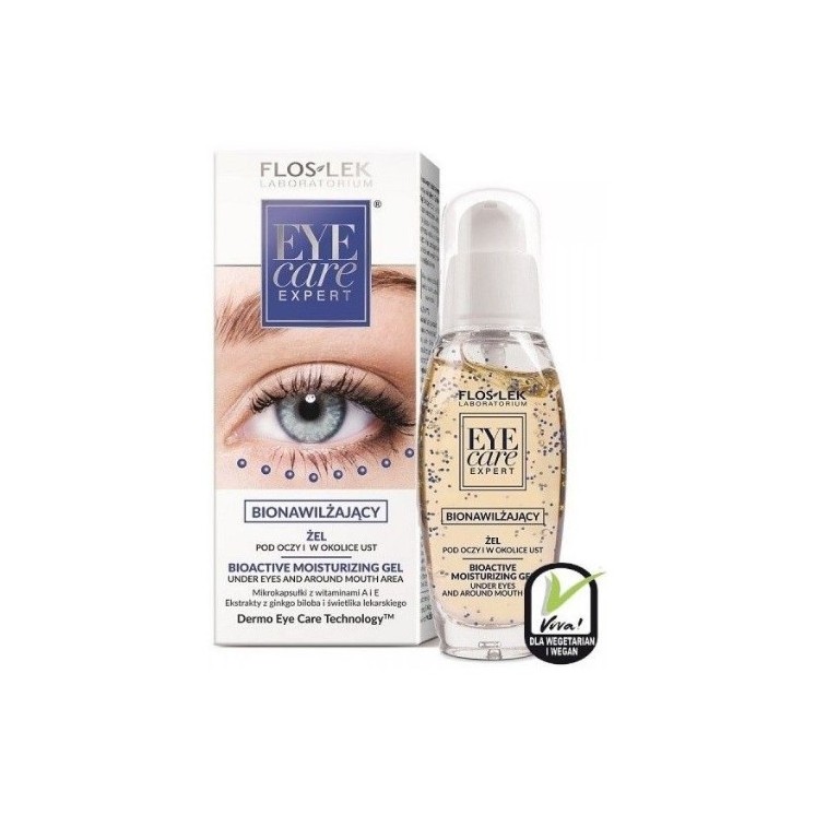 Floslek Eye Care Expert bio-moisturizing gel under the eyes and around the mouth 30 ml