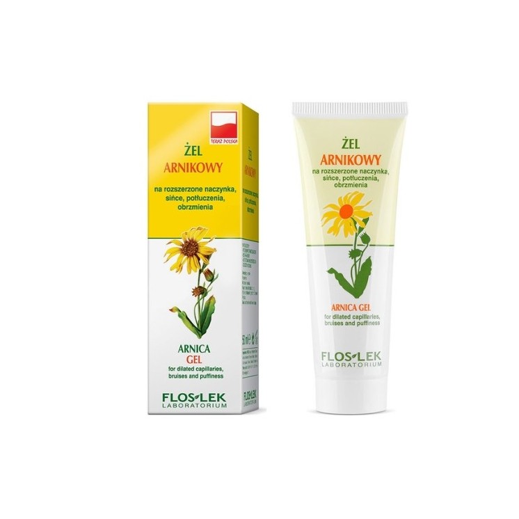 Arnica Floslek Gel for dilated blood vessels, bruises, bruises and swelling 50 ml