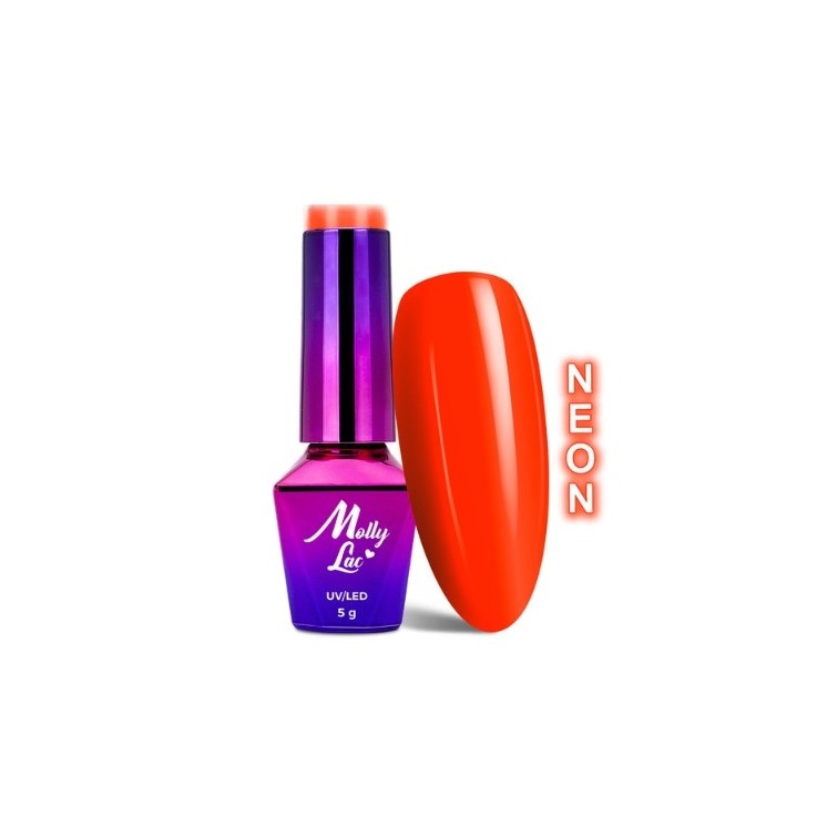 MollyLac /372/ Pin-Up Girl Hybrid Nail Polish Rock & Roll 5 мл
