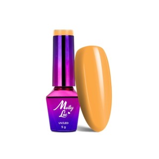 MollyLac /494/ AntiDepressant Hybrid Nail Polish South Bay 5 ml