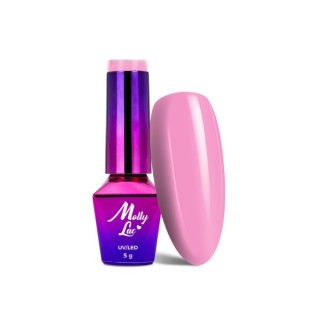 MollyLac /121/ Yoghurt Hybrid Nail Polish Marshmallow 5 мл
