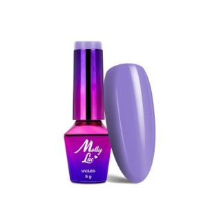 MollyLac /122/ Yoghurt Lily Blossom Hybrid Nail Polish 5 ml