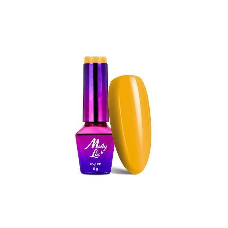 MollyLac /336/ Fancy Fashion Hybrid Nail Polish Sunrush 5 мл