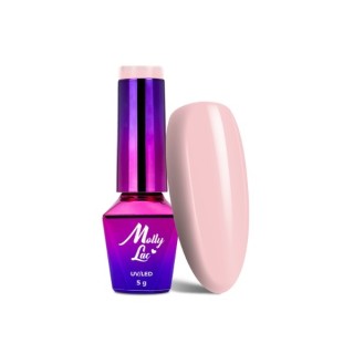 MollyLac /304/ Skin & Make Up Hybrid Nail Polish Blondie Pink 5 ml