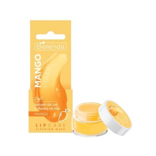 Bielenda Lip Care Sleeping Mask Mango Mania 2in1 Lip balm + night mask 10 g