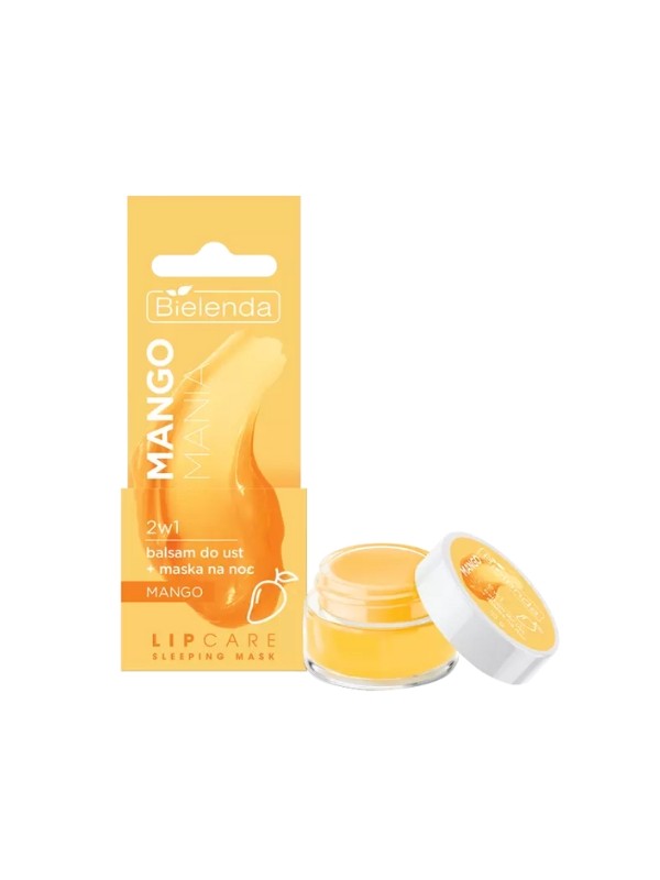 Bielenda Lip Care Sleeping Mask Mango Mania 2w1 Balsam do ust + maska na noc 10 g