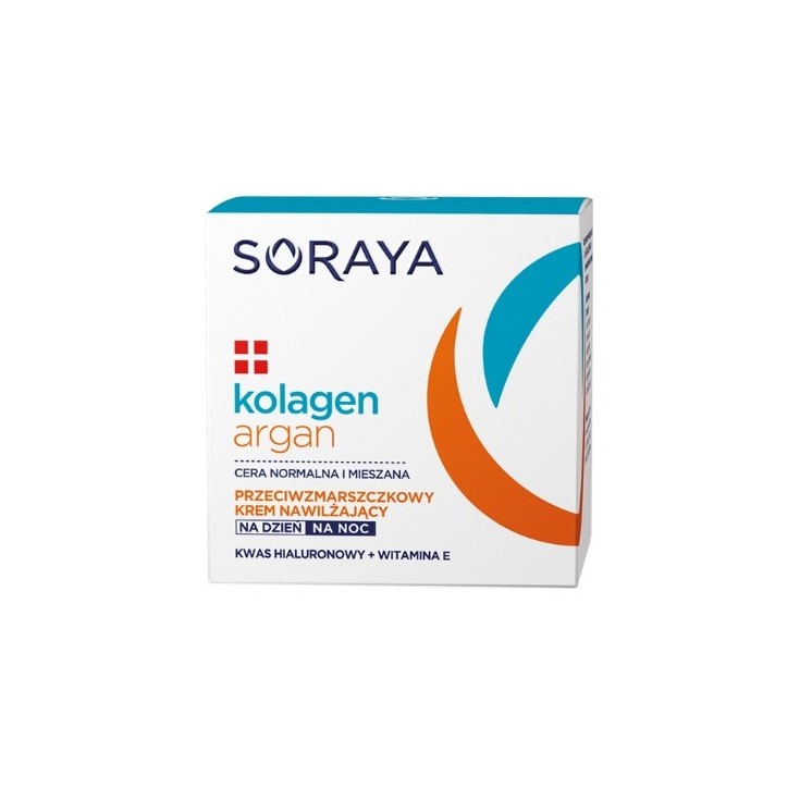 Soraya Collagen + Argan проти зморшок Зволожуючий крем для обличчя день/ніч 50 мл