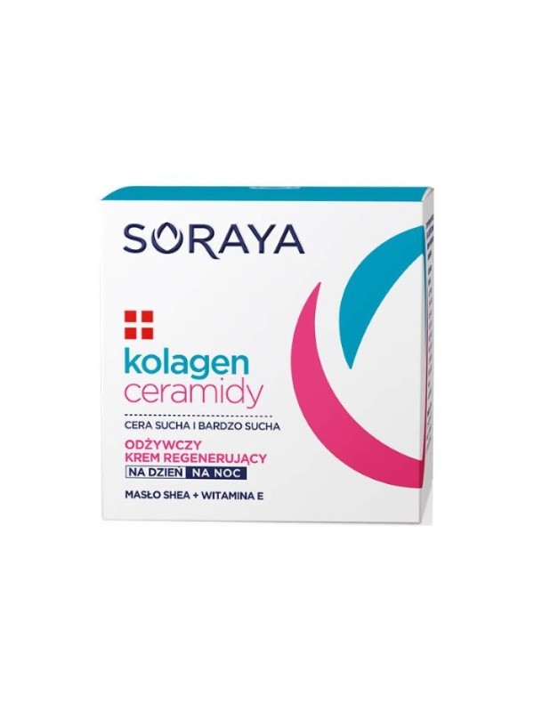 Soraya Kolagen + Ceramidy odżwczy Krem do twarzy regenerujący Dzień/noc 50 ml