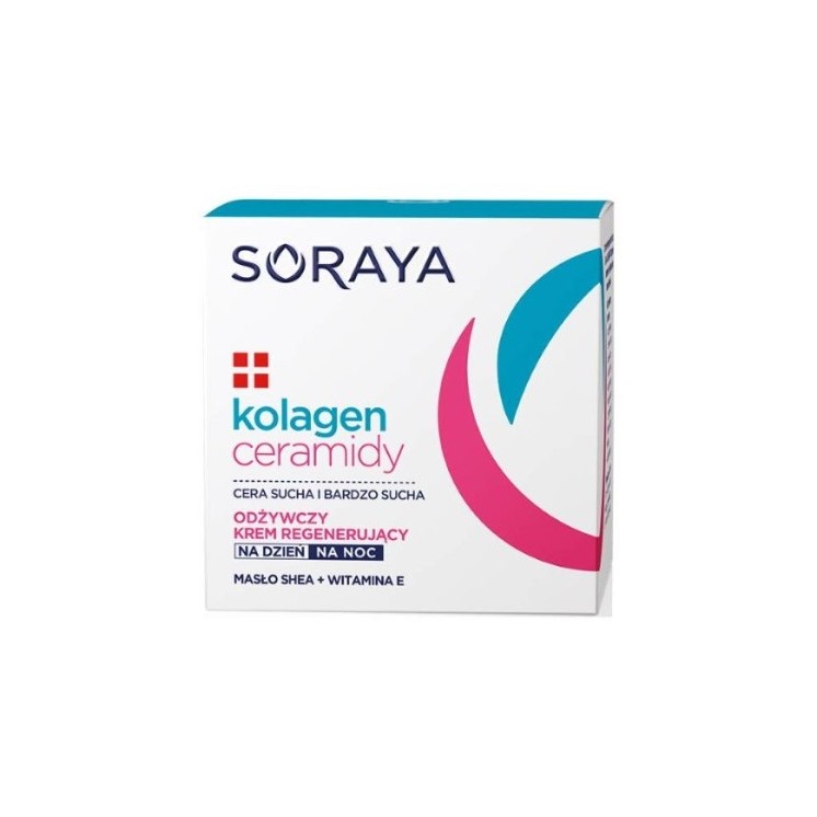 Soraya Collagen + Ceramides живильний Відновлюючий крем для обличчя День/ніч 50 мл