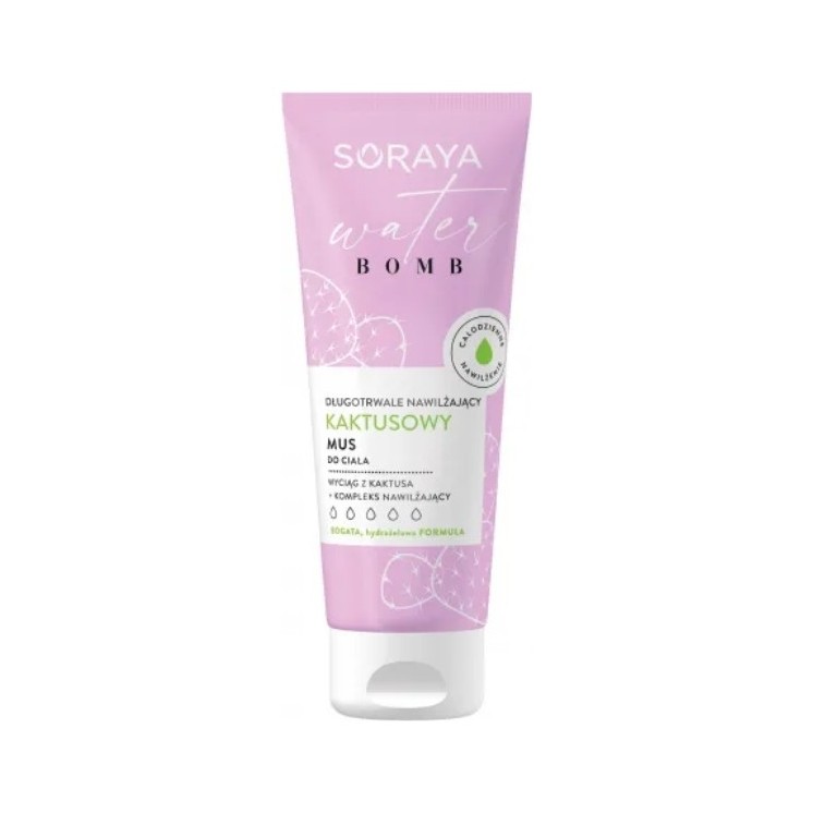Soraya Water Bomb long-lasting moisturizing Kaktus body mousse 200 ml