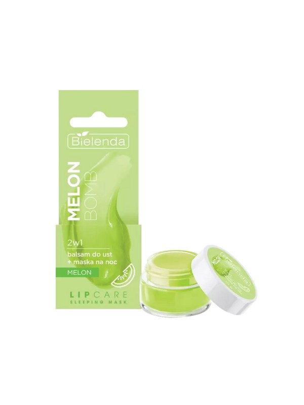 Bielenda Lip Care Sleeping Mask Melon Bomb 2w1 Balsam do ust + maska na noc 10 g