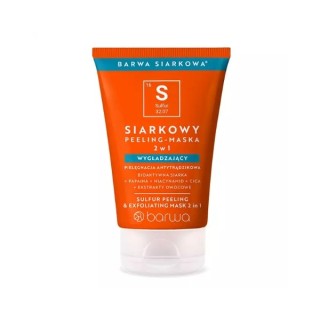 Barwa Sulphur Anti-acne smoothing Peeling - маска 2в1 120 мл