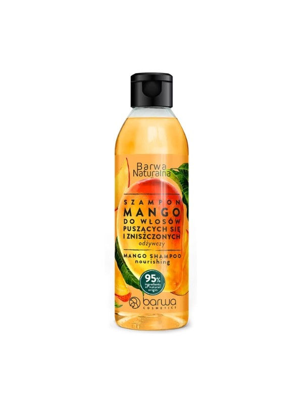 Barwa Naturalna Szampon do włosów puszących się i zniszczonych Mango 300 ml