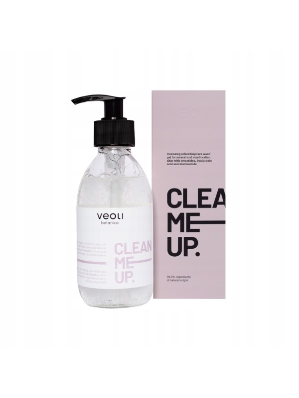 Veoli Botanica Clean Me Up oczyszczająco-odświeżający Żel do mycia twarzy 190 ml