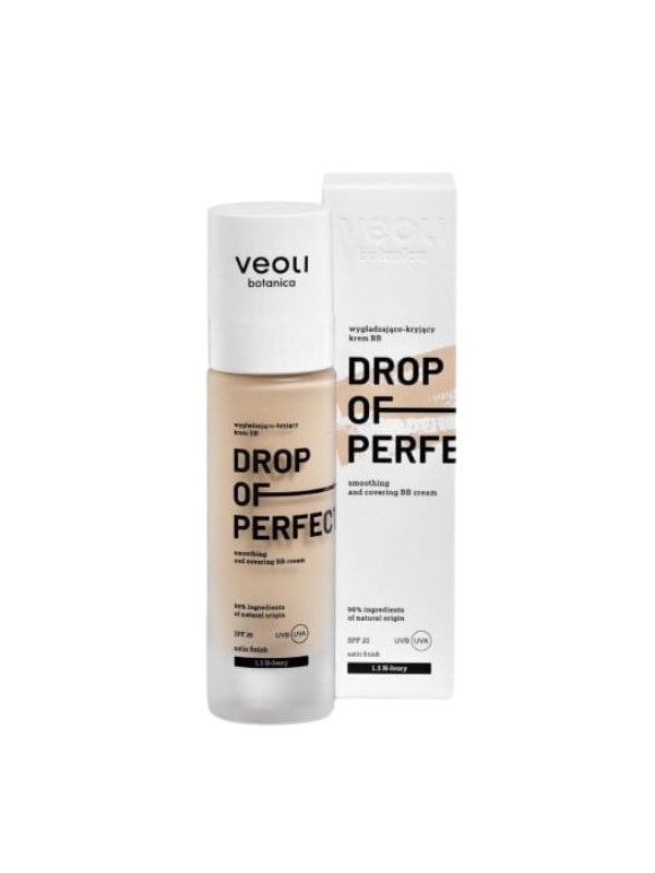 Veoli Botanica Drop of Perfection SPF20 wygładzająco-kryjący Krem BB o lekkiej formule /1.0/ Fairy 30 ml