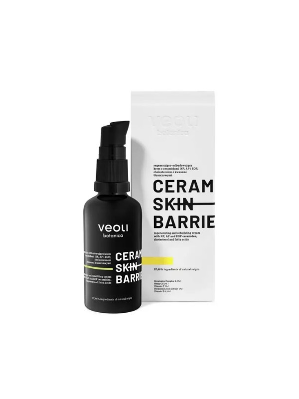 Veoli Botanica Ceramide Skin Barrier regenerująco-odbudowujący Krem do twarzy z ceramidami 40 ml