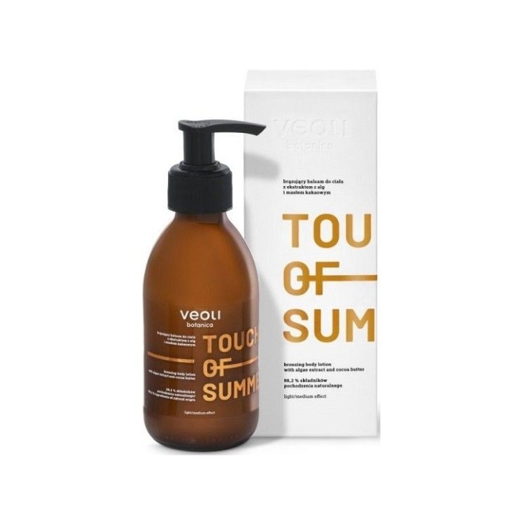 Veoli Botanica Touch of Summer bronzing Body lotion with algae extract 195 ml