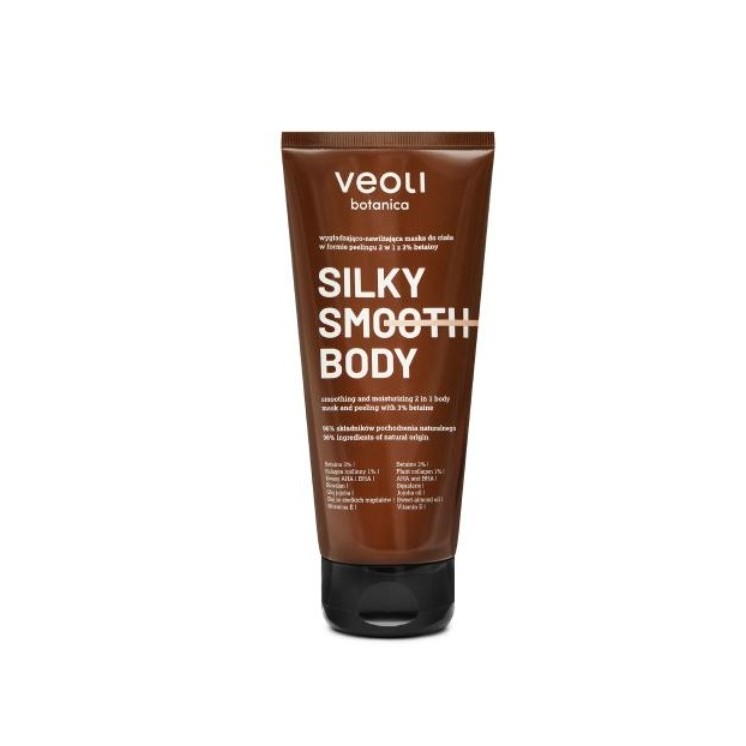 Veoli Botanica Silky Smooth Body 2in1 smoothing and moisturizing Body mask in the form of peeling with betaine 180 ml
