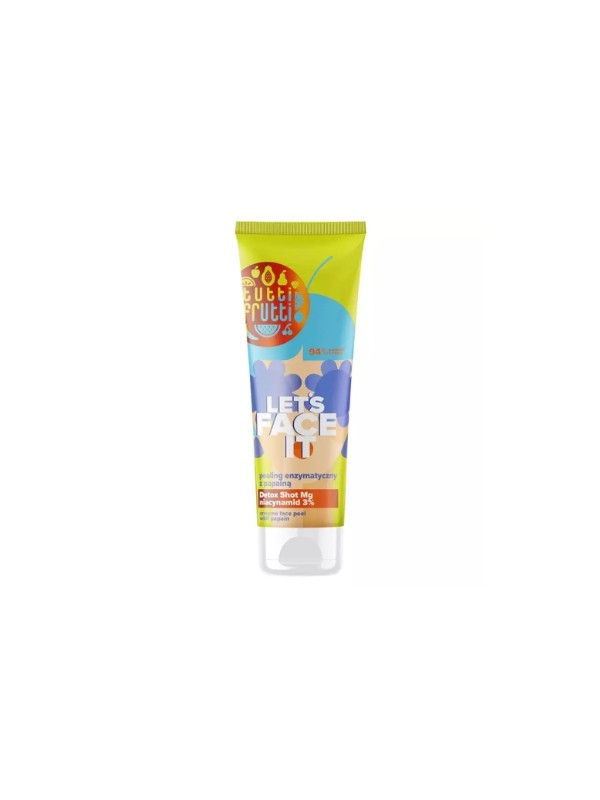 Farmona Tutti Frutti Let's Face It Enzymatyczny Peeling do twarzy z Papainą i Niacynamidem 100 ml