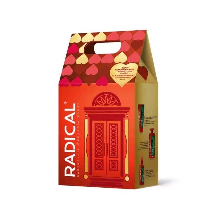 Farmona Radical Hair Strengthening Gift Set: Shampoo 400 ml + Serum 100 ml + Mist 200 ml