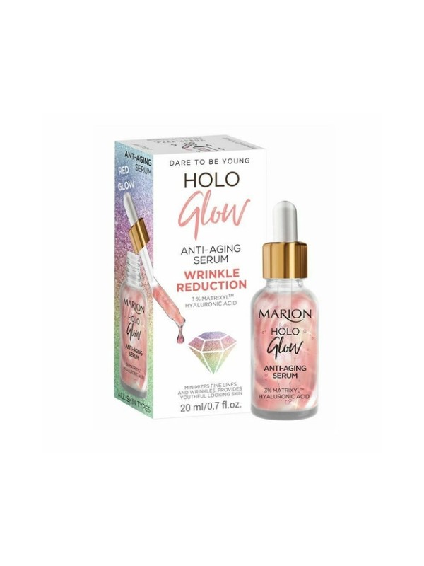 Marion Holo Glow przeciwzmarszczkowe Serum do twarzy z kwasem hialuronowym 20 ml