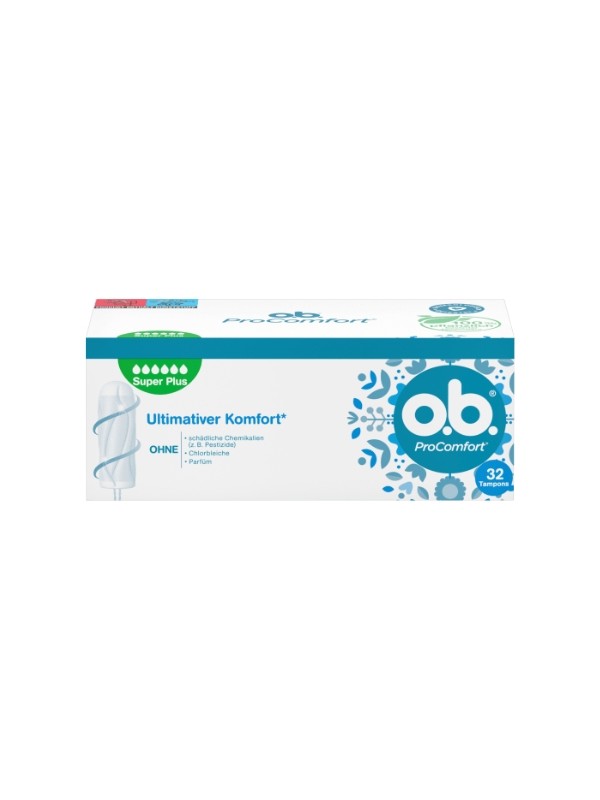 O.B. ProComfort Tampony higieniczne Super Plus 32 sztuki