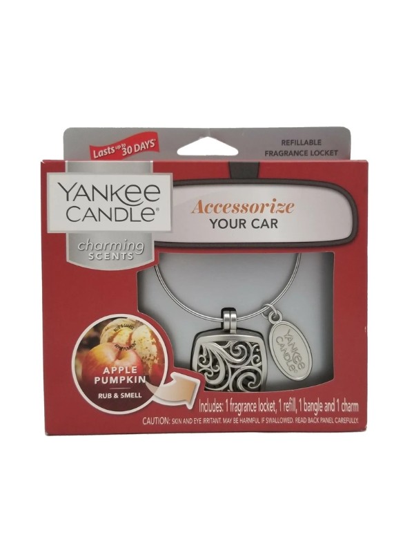 Yankee Candle Car Zapach do samochodu Charming Scents Zestaw z uzupełniaczem Apple Pumpkin 1 sztuka