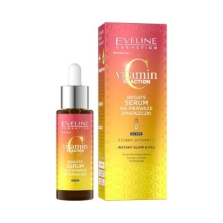 Eveline Vitamin C 3x Action Anti-Wrinkle Night Face Serum 30 ml