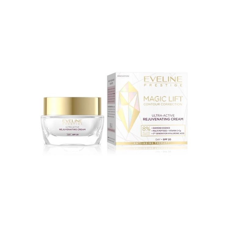 Eveline Magic Lift Ultra - активний омолоджуючий крем для обличчя з фільтром SPF20 50 мл