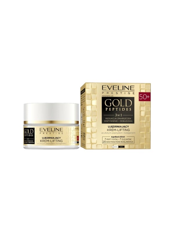 Eveline Gold Peptides Ujędrniający Krem - lifting do twarzy 50+ 50 ml