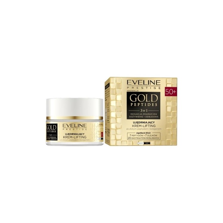 Eveline Gold Peptides Firming Cream - face lifting 50+ 50 ml