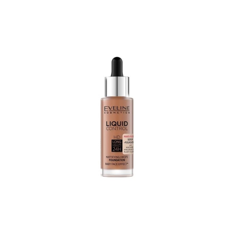 Eveline Liquid Control Facial Foundation with Niacinamide in Droper /065/ Toffee 32 мл