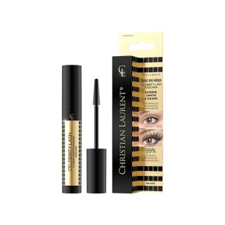 Туш для вій Eveline Christian Laurent Celebrity Lash Extreme Longtening and Shineing Mascara 7 мл