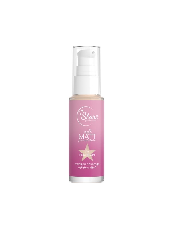 Stars from the Stars Soft Matt Foundation matujący Podkład do twarzy /01/ Porcelaine 30 ml