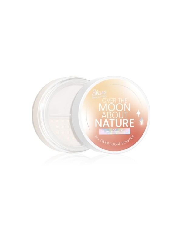 Stars from the Stars Over the Moon About Nature naturalny sypki Puder do twarzy i oczu /01/ Sparkling Beige 10 g