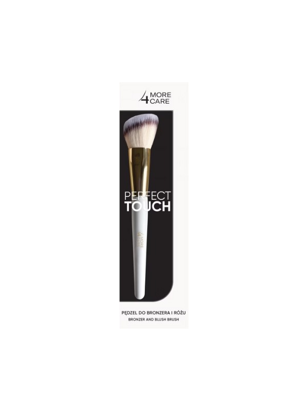 More 4 Care Perfect Touch Pędzel do bronzera i różu 1 sztuka