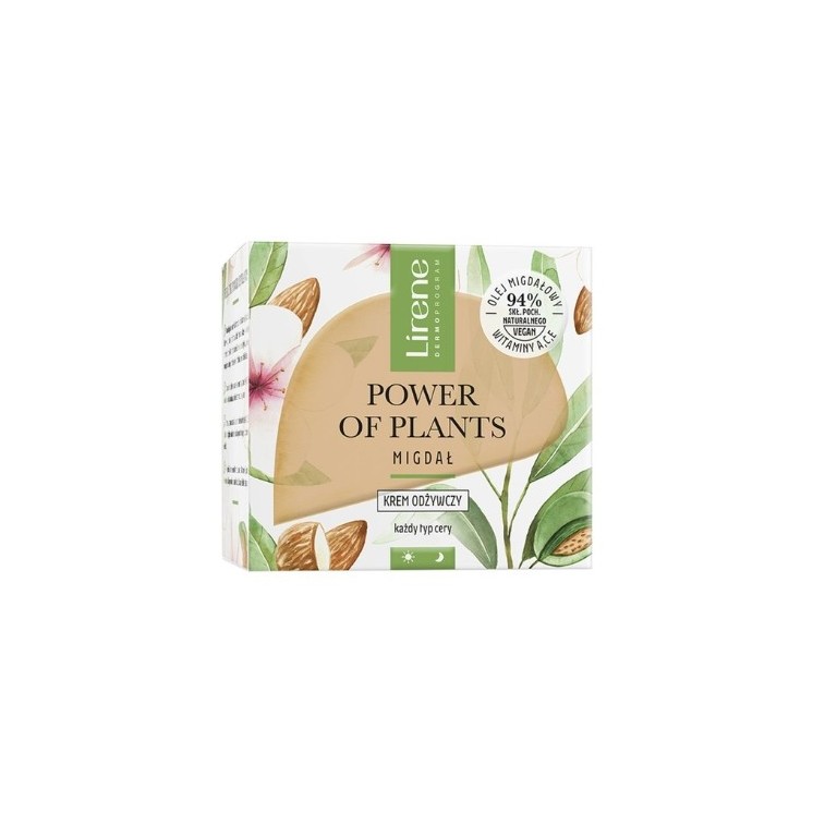 Lirene Power of Plants nourishing face cream Almond 50 ml