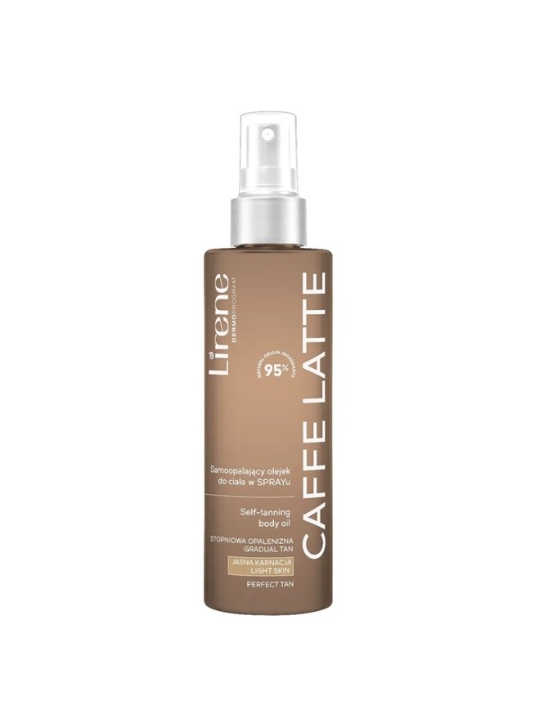 Lirene Self Tanning Body Oil samoopalający Olejek w spray'u Caffe Latte 190 ml