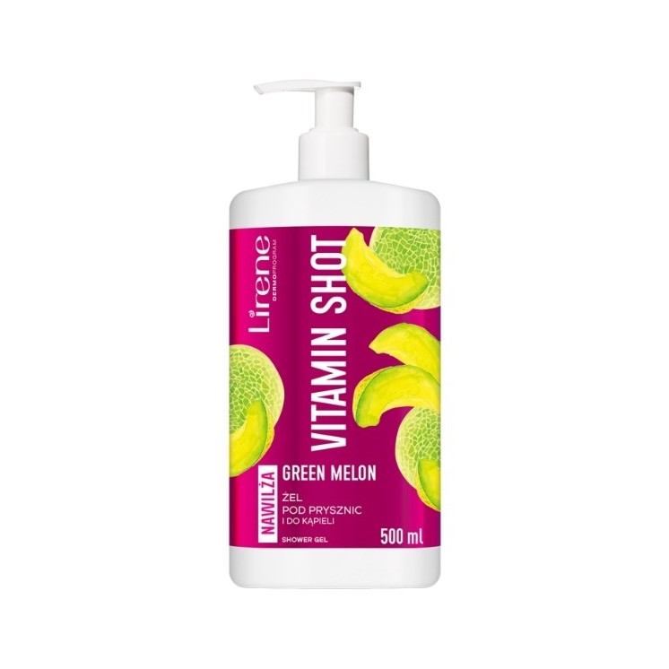 Lirene Vitamin Shot Green Melon shower i do bath gel 500 ml