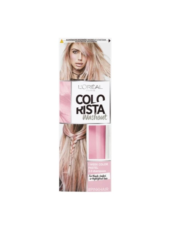 L'oreal Paris Colorista Washout zmywalna Farba do włosów Pink 80 ml