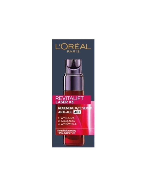 L'oreal Revitalift Laser X3 regenerujące Serum do twarzy Anti-Age 30 ml