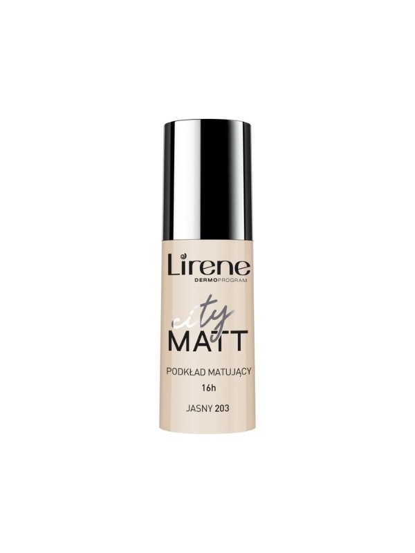 Lirene City Matt matująco-wygładzający Fluid do twarzy /203/ Jasny 30 ml