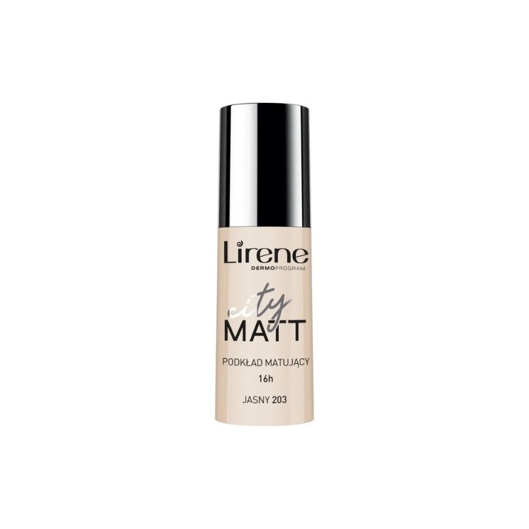 Lirene City Matt Mattifying and Smoothing Facial Fluid /203/ Light 30 ml