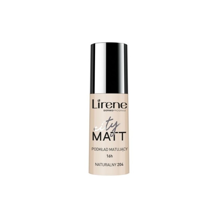 Lirene City Matt matująco-wygładzający Fluid do twarzy /204/ Naturalny 30 ml