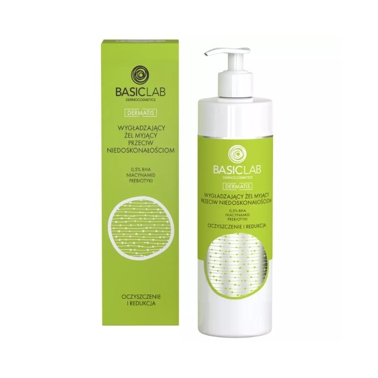 BasicLab Dermatis розгладжуючий очищаючий гель проти недосконалостей 5 % BHA 300 мл